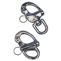 Swivel Eye Snap Shackle St. Steel L87mm with 16mm gap / eye 23878